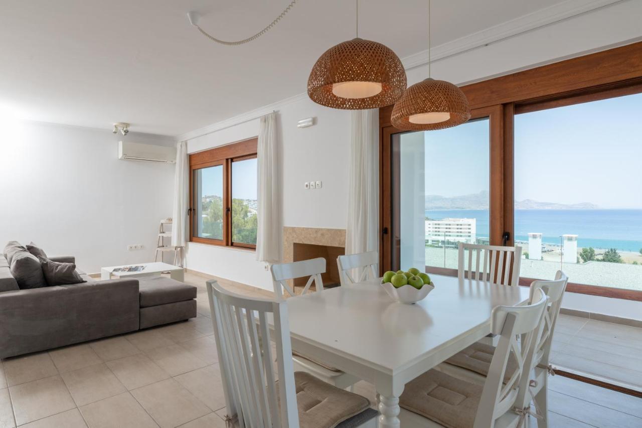 Villa Milena With Private Pool, Vlicha Beach Lindos 外观 照片